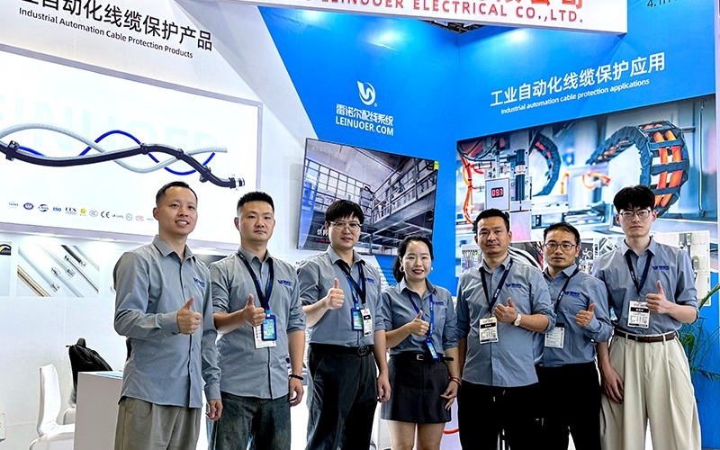 浙江金莎9001zz以诚为本电气参展工博会圆满成功，工业线缆连接保护方案收获关注与认可
