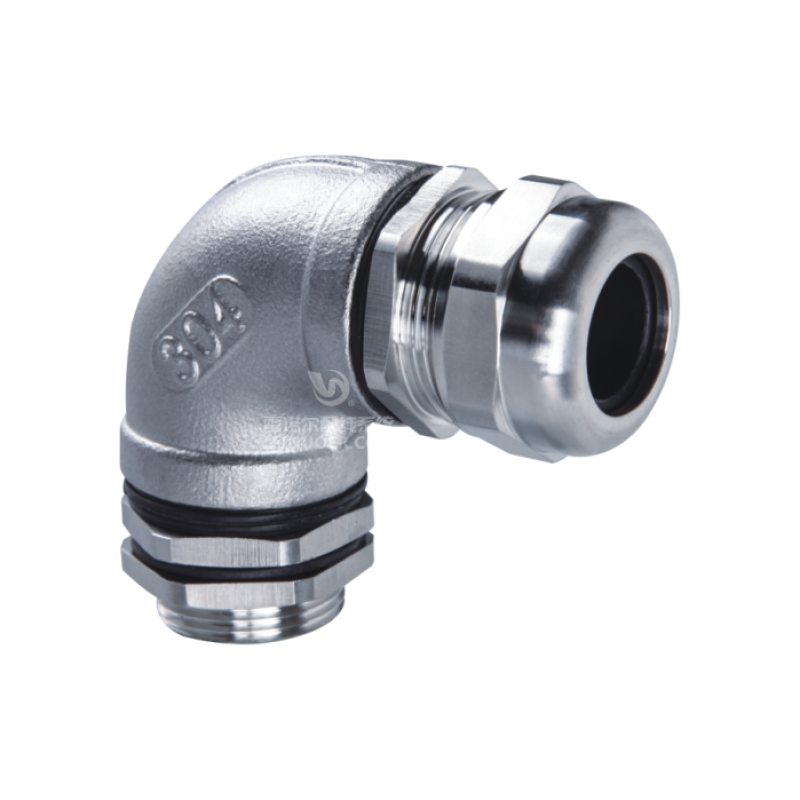 不锈钢90度电缆防水接头