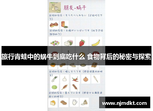 旅行青蛙中的蜗牛到底吃什么 食物背后的秘密与探索