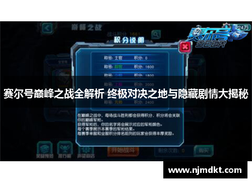 赛尔号巅峰之战全解析 终极对决之地与隐藏剧情大揭秘